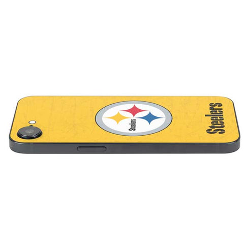 NFL Pittsburgh Steelers - Alternate Distressed iPhone 16e Skin